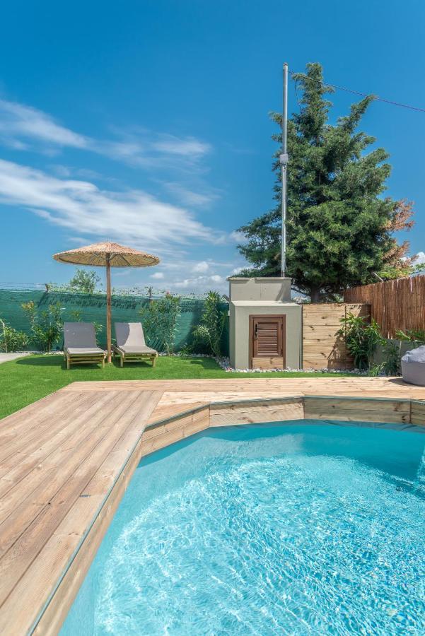Modern House With Pool Near Beach Gazi 외부 사진